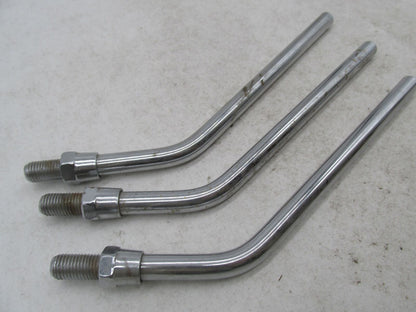 Lot of 3 Harley Davidson Universal Motorcycle  8" Chrome Mirror Stems