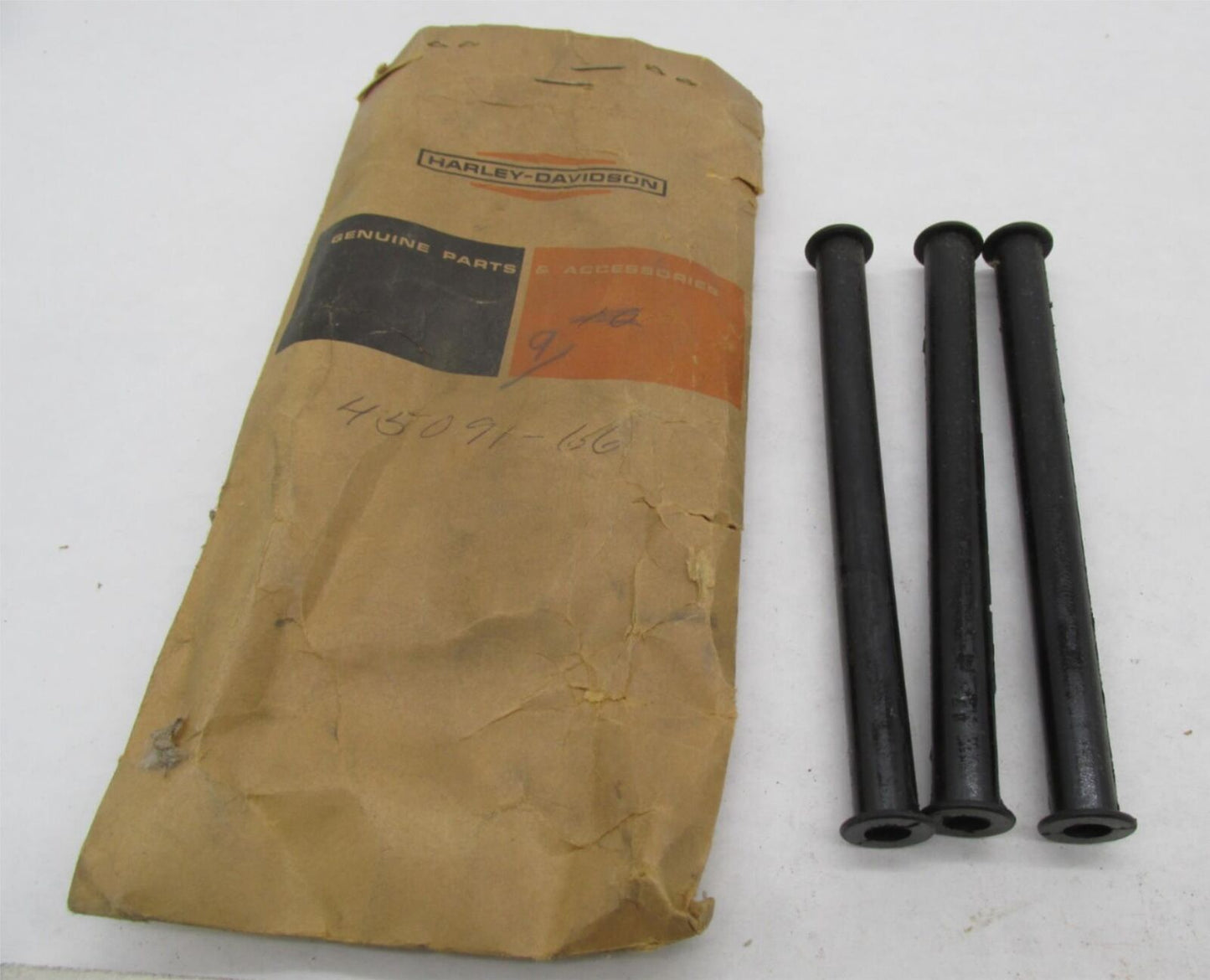 Lot of 3 Harley Genuine NOS Front Brake Control Coil Rubber Sleeves 45091-66