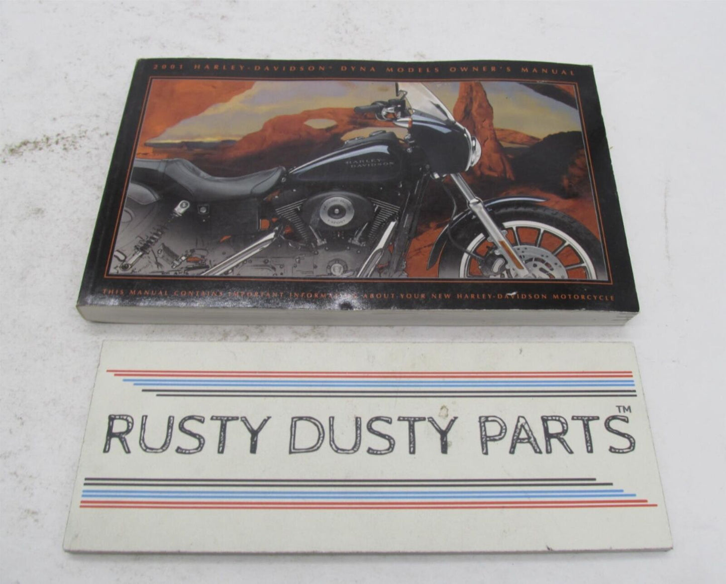 Harley-Davidson Official Factory 2001 Dyna Owner's Manual Book 99467-01