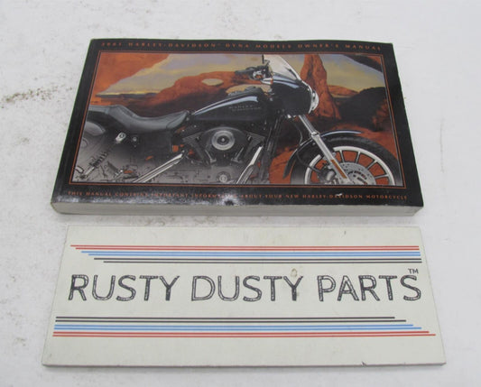 Harley-Davidson Official Factory 2001 Dyna Owner's Manual Book 99467-01