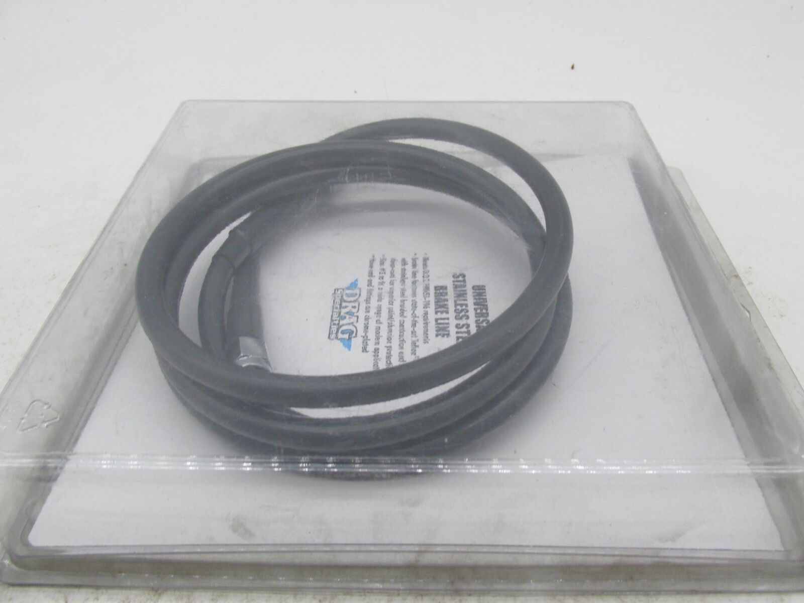 Drag Specialties 61" Stainless Steel Universal Black Coated Brake Line 1741-2735
