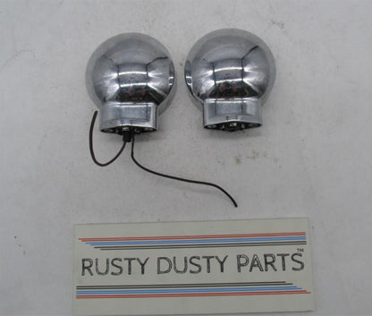 Pair of Harley Davidson Genuine Touring Chrome Turn Signal Housings No lenses