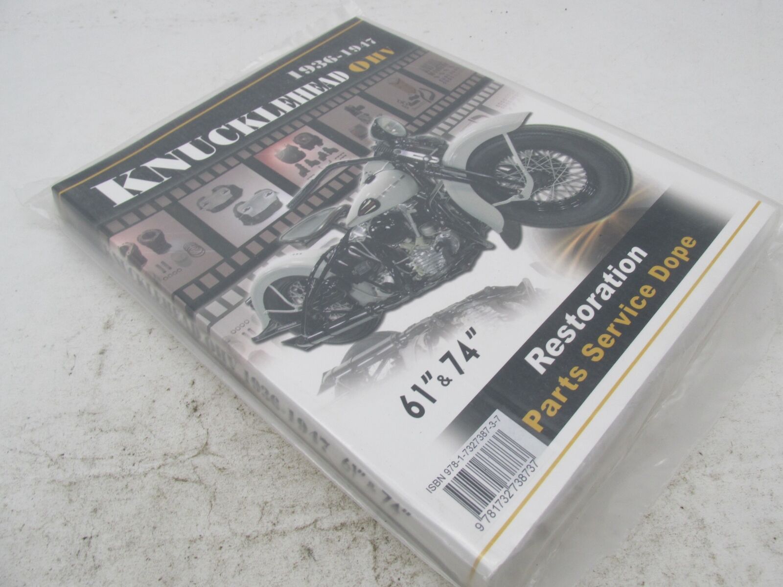 Harley Davidson 1936 to 1947 Knucklehead 61" & 74" Parts & Service Dope Book