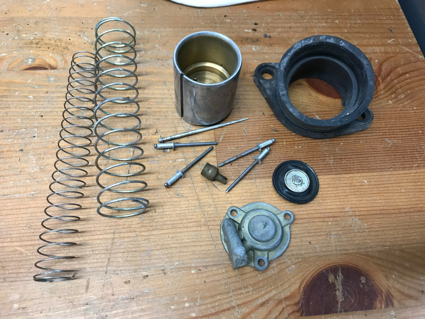 Harley-Davidson Shovelhead FX Carburetor Carb Parts Lot Springs Thrott