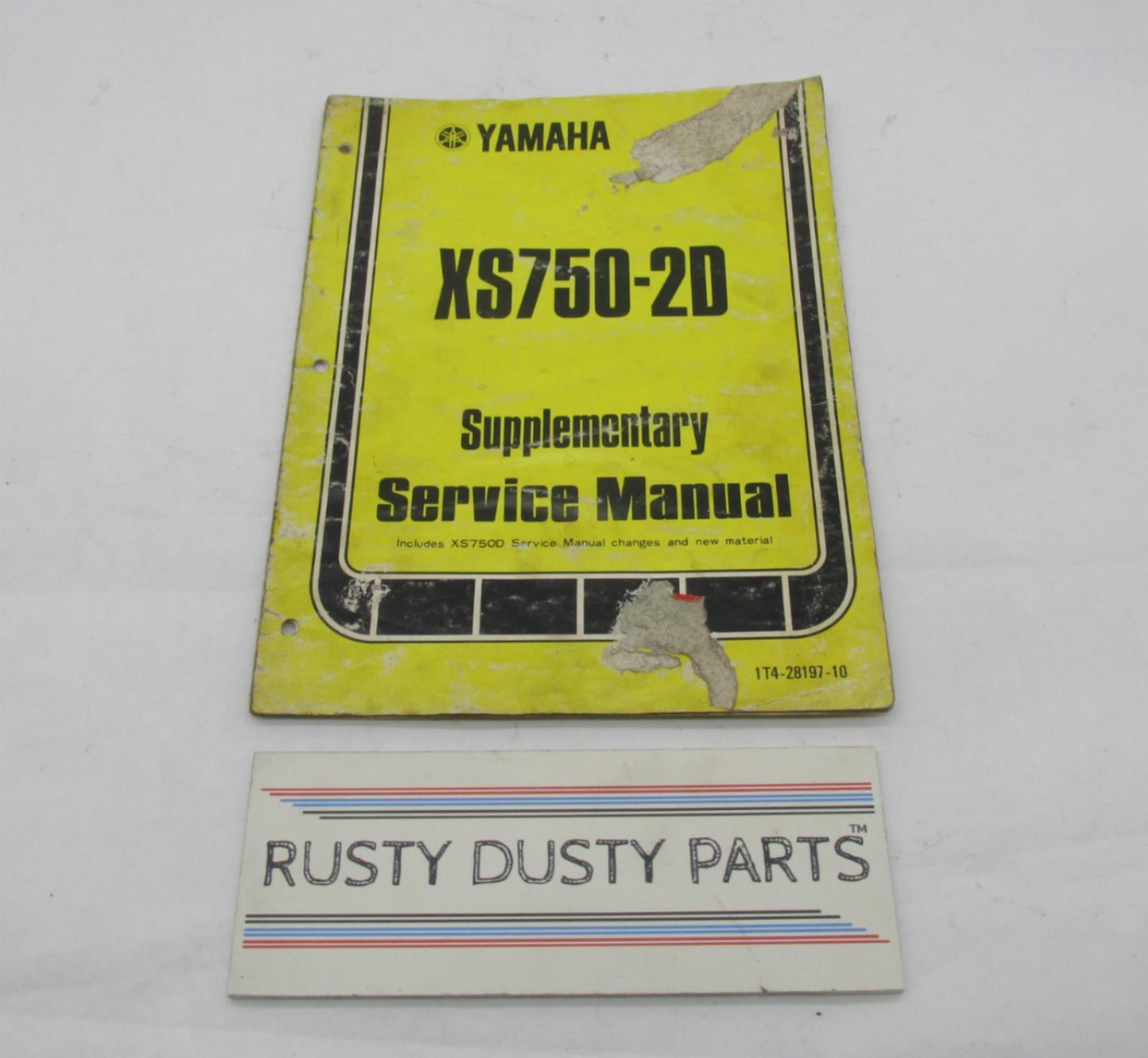 Yamaha Vintage XS750-2D Supplementary Service Manual 1T4-28197-10