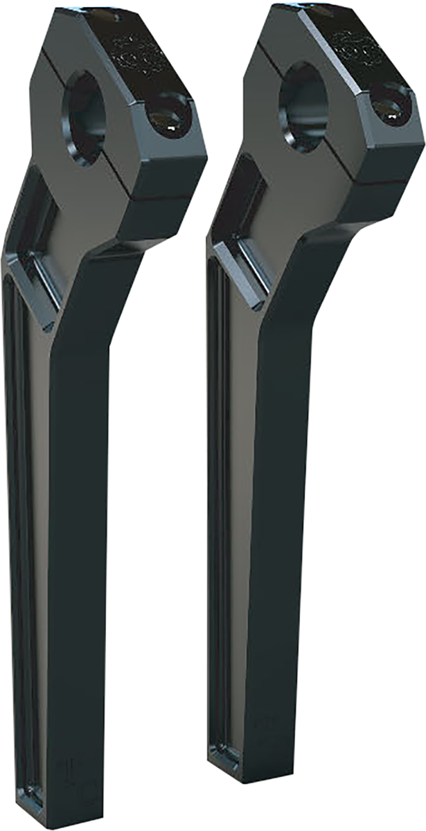 Todd's Cycle 1" Clamping Pullback Riser 10" Rise Black TD-R12-10B