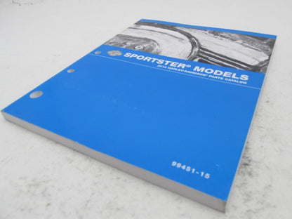 Harley-Davidson Official Factory 2015 Sportster Models Parts Catalog 99451-15