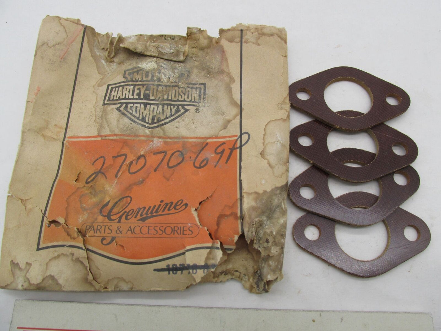 Lot of 4 Harley-Davidson Genuine NOS Aermacchi Carburetor Spacers 27070-69P