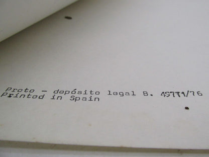 Bultaco Original Factory Frontera 180 Catalog Parts List 180.32-117