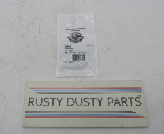 Pack of 10 Harley Davidson Genuine NOS Ring Terminals 9858