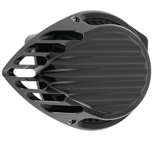 Rough Craft Air Cleaner Black Finned RC-600-002