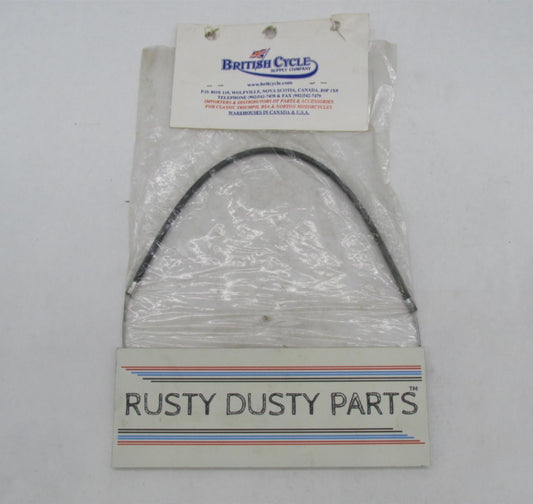 British Cycle BSA Triumph J Box To Right Carburetor Cable 12" 1969+ 457
