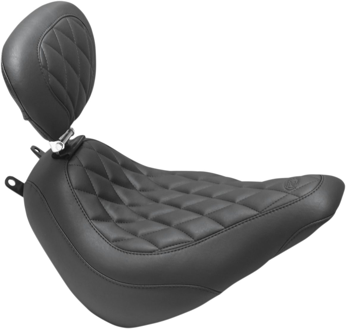 Mustang Wide Tripper Solo Seat Black Diamond 83007