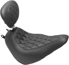 Mustang Wide Tripper Solo Seat Black Diamond 83007