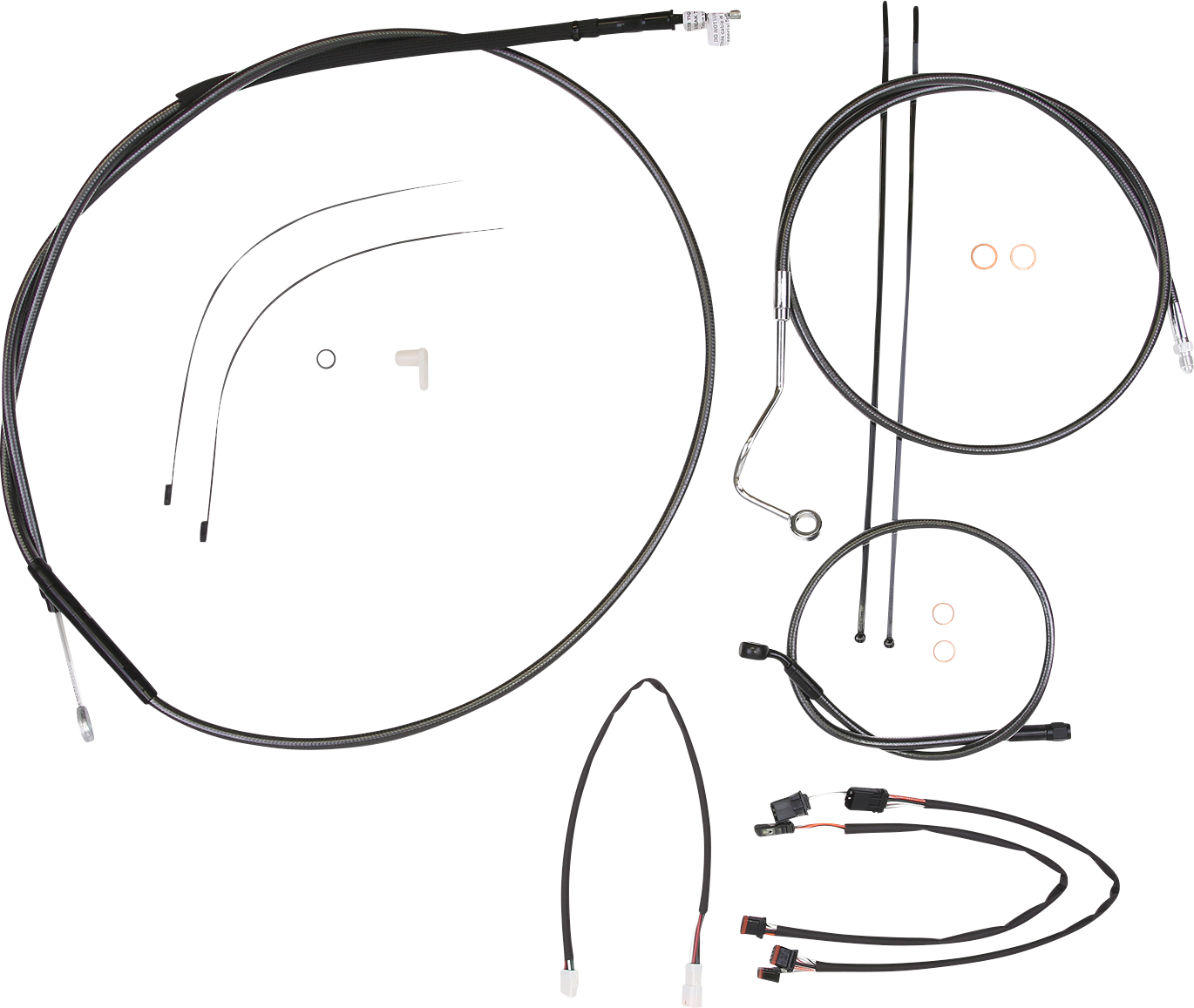 Magnum Black Pearl Designer Handlebar Installation Kit 487981