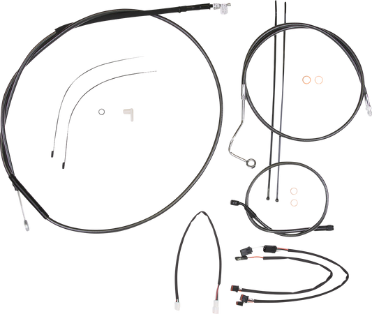 Magnum Black Pearl Designer Handlebar Installation Kit 487981