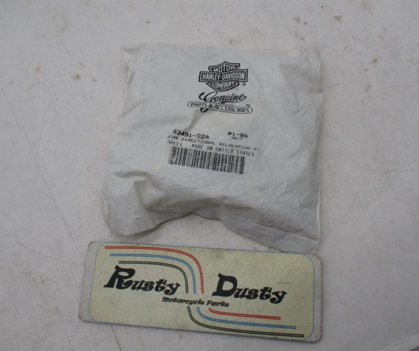 Harley Davidson Genuine NOS Rear Directional Relocation Kit 53491-92A