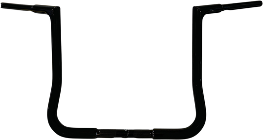 Fat Baggers, Inc. 1-1/4" EZ Install Flat Top Handlebar 14" Black 705014B