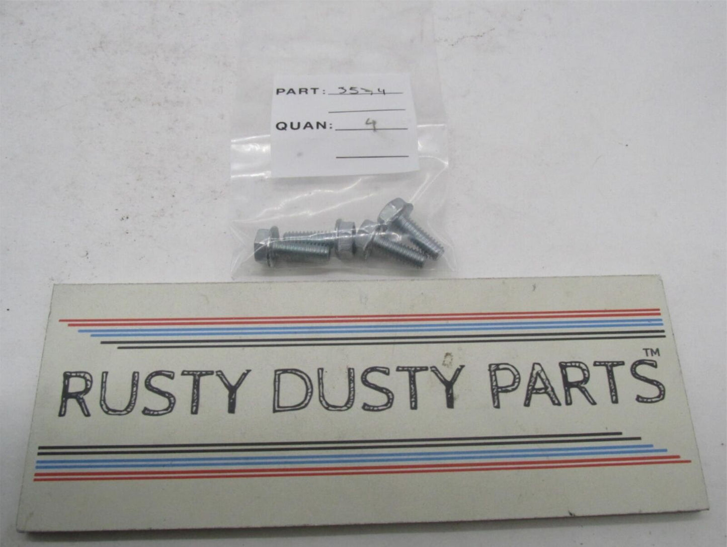 Lot of 4 Harley-Davidson Genuine NOS Flange Screws 3574