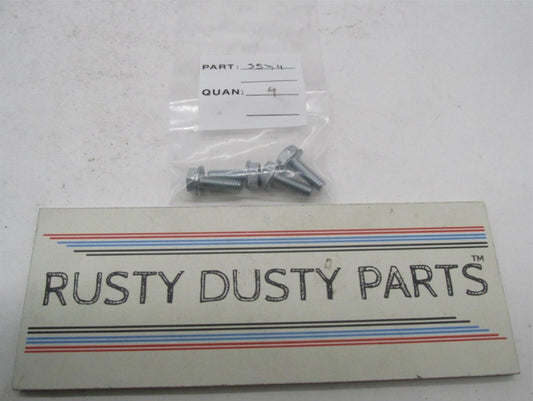 Lot of 4 Harley-Davidson Genuine NOS Flange Screws 3574