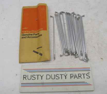 Lot of 19 Harley-Davidson Aermacchi Genuine NOS Wheel Spokes 43021-64PA
