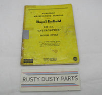 Royal Enfield 736CC Interceptor Motorcycle Workshop Maintenance Manual