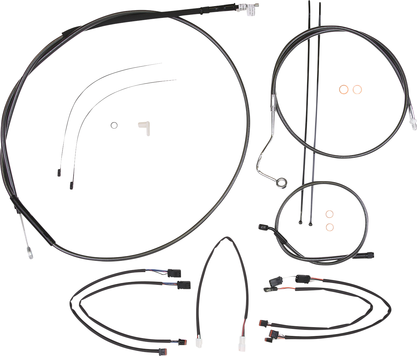 Magnum Black Pearl Designer Handlebar Installation Kit 4871022