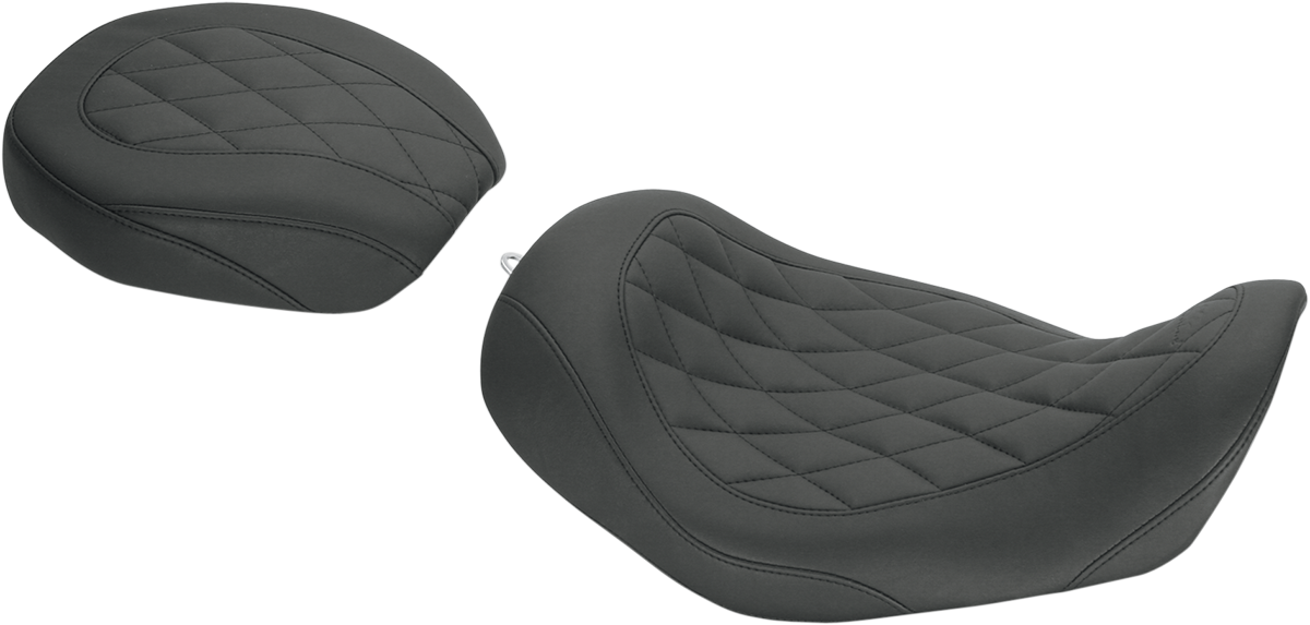 Mustang Wide Tripper Solo and Rear Seats Black 76704