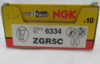 Box of 10 NGK NOS Standard Spark Plugs 6334 ZGR5C