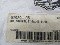 Harley Davidson Genuine NOS FLHR 2" Gauge Bracket Kit 67929-05