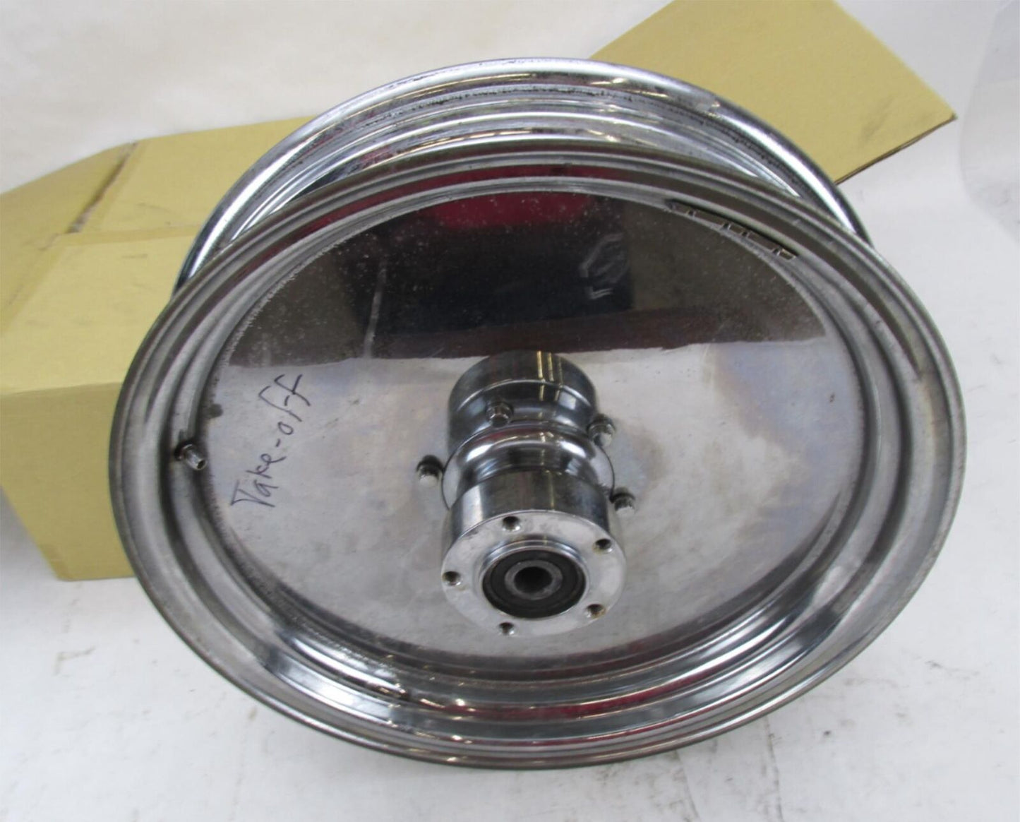 2002 Harley Softail FXSTS Polished Solid Billet Aluminum Front Wheel 16X3.5