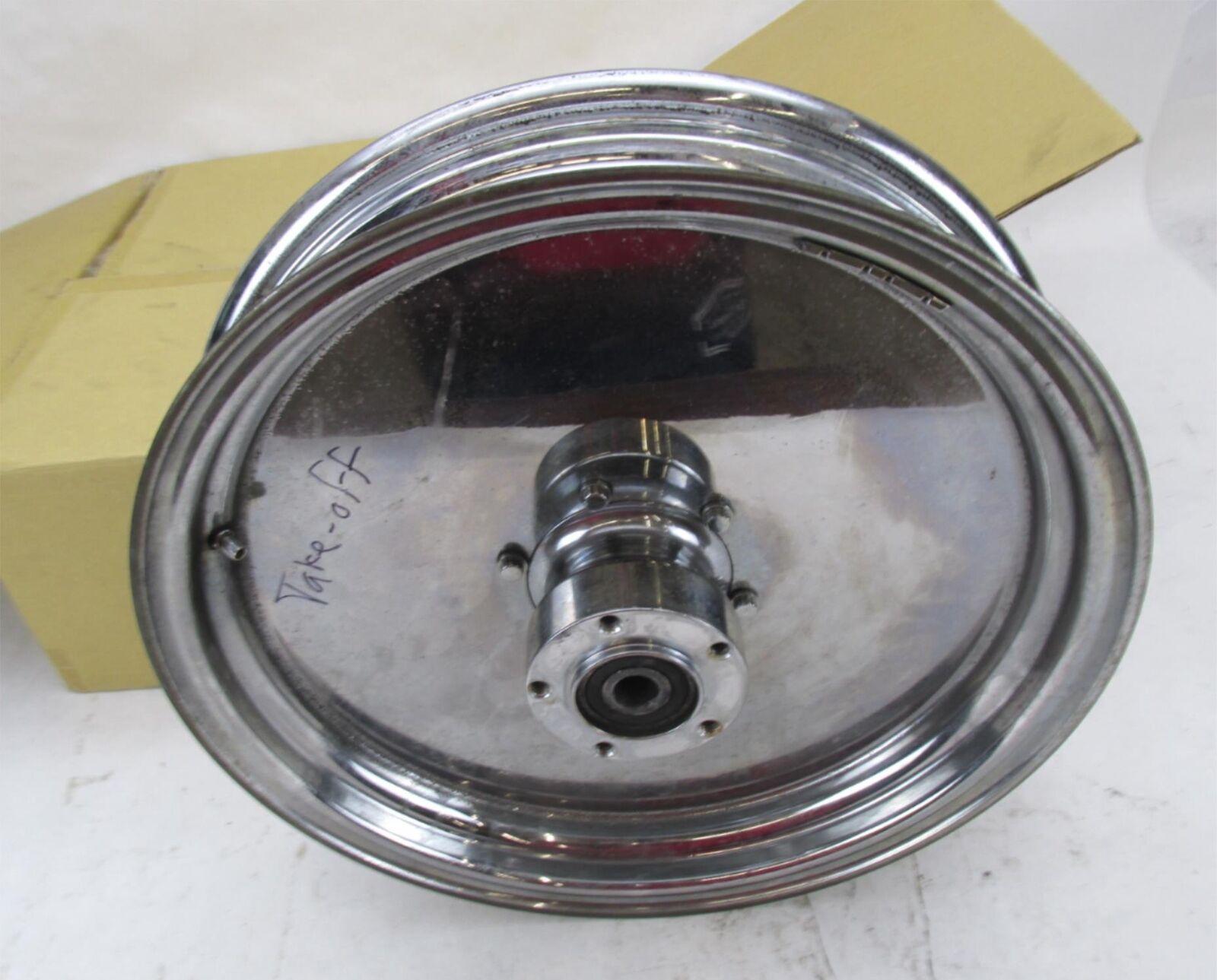 2002 Harley Softail FXSTS Polished Solid Billet Aluminum Front Wheel 16X3.5