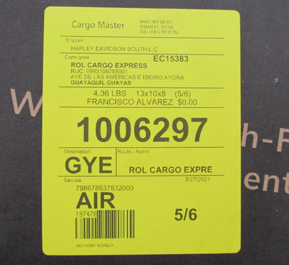 Vance & Hines NOS VO2 X Black Air Cleaner Intake Kit VH7169 42061