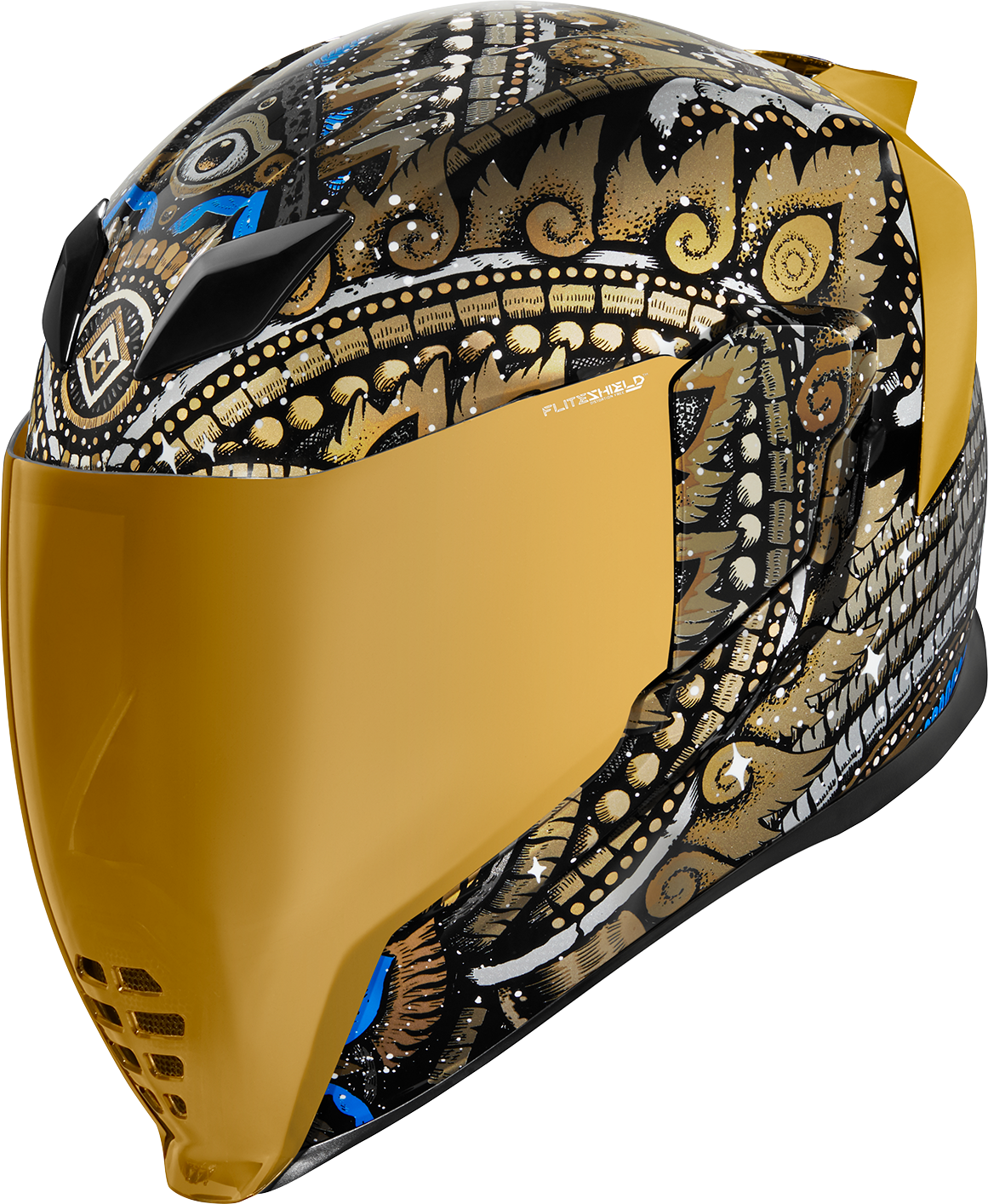 Icon Airflite Daytripper Helmet Gold Medium 0101-14701