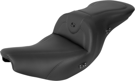 Saddlemen Heated RoadSofa Seat Black W/Black Stitching I14-07-187HCT