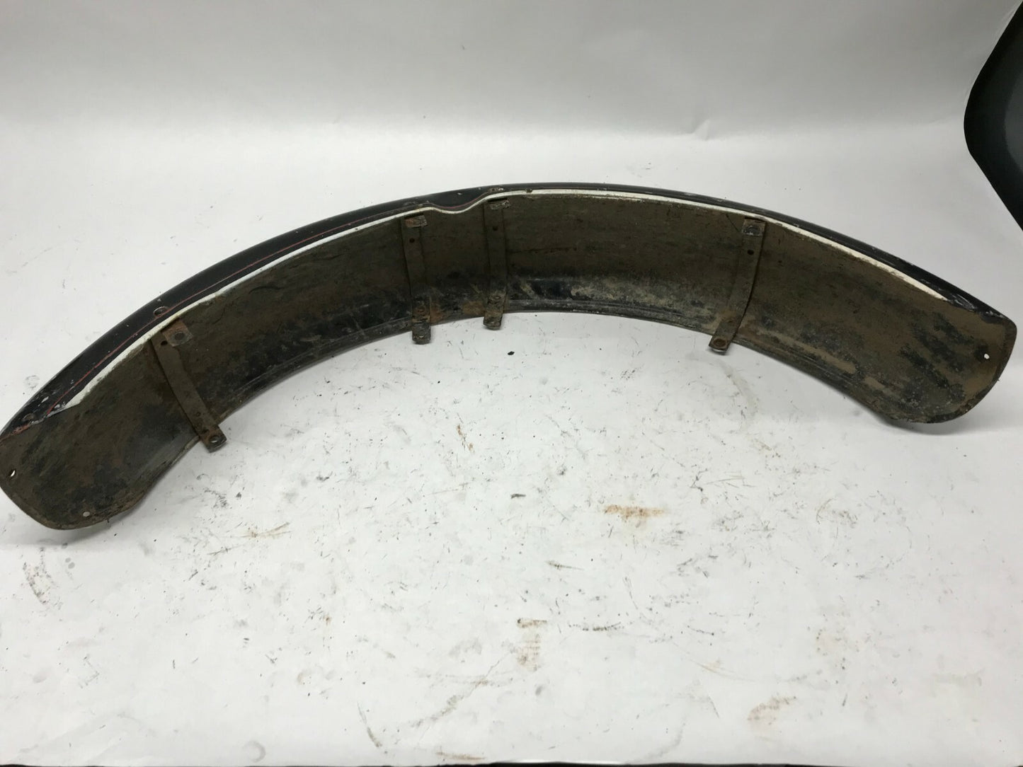Vintage Harley Davidson Ironhead Front 5"  Fender Black no Dents Metal