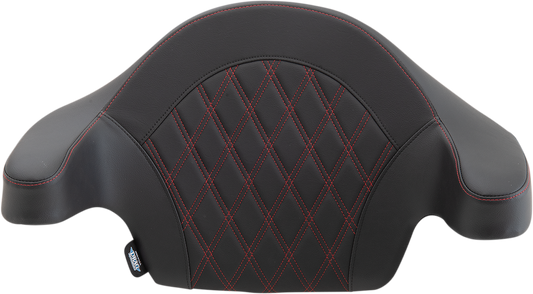 Drag Specialties King Pack Pad Red Double Diamond 0822-0439