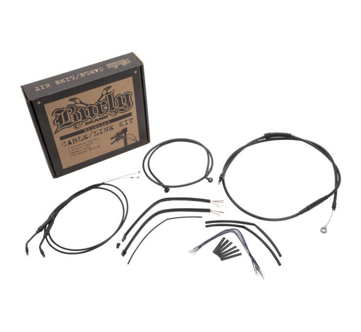 Burly Cable and Brake Line Kits 16in. Ape Hangers B30-1231