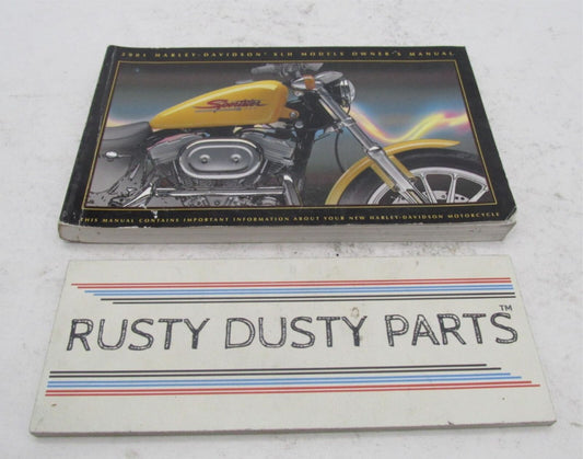 Harley-Davidson Official Factory 2001 XLH Sportster Owner's Manual 99468-01