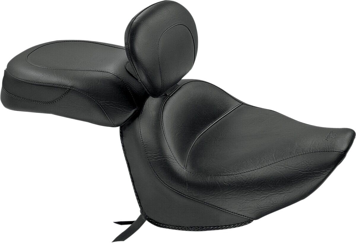 Mustang Wide Touring Two-Piece Seat with Driver Backrest 79551