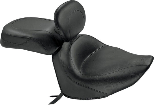 Mustang Wide Touring Two-Piece Seat with Driver Backrest 79551