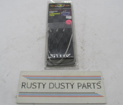 Lot of 4 Design Engineering Stainless Steel Locking Ties