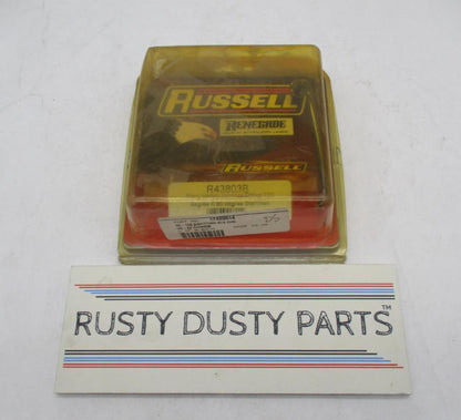 Russell Harley Davidson Black 3/8" Brake Line Fitting R43803B