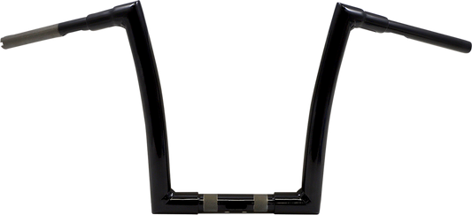 Todd's Cycle 1-1/2" Strip Handlebar 14" Gloss Black 0601-5733