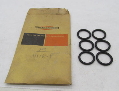 Lot of 6 Harley-Davidson Genuine NOS Aermacchi O-Rings 11116-P