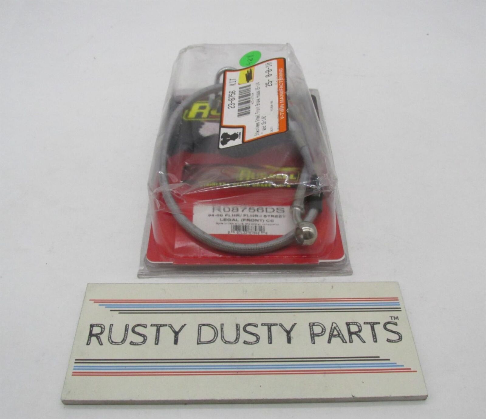 Harley Davidson Russell Stainless Steel Front Brake Hoses R08756DS 43350-96
