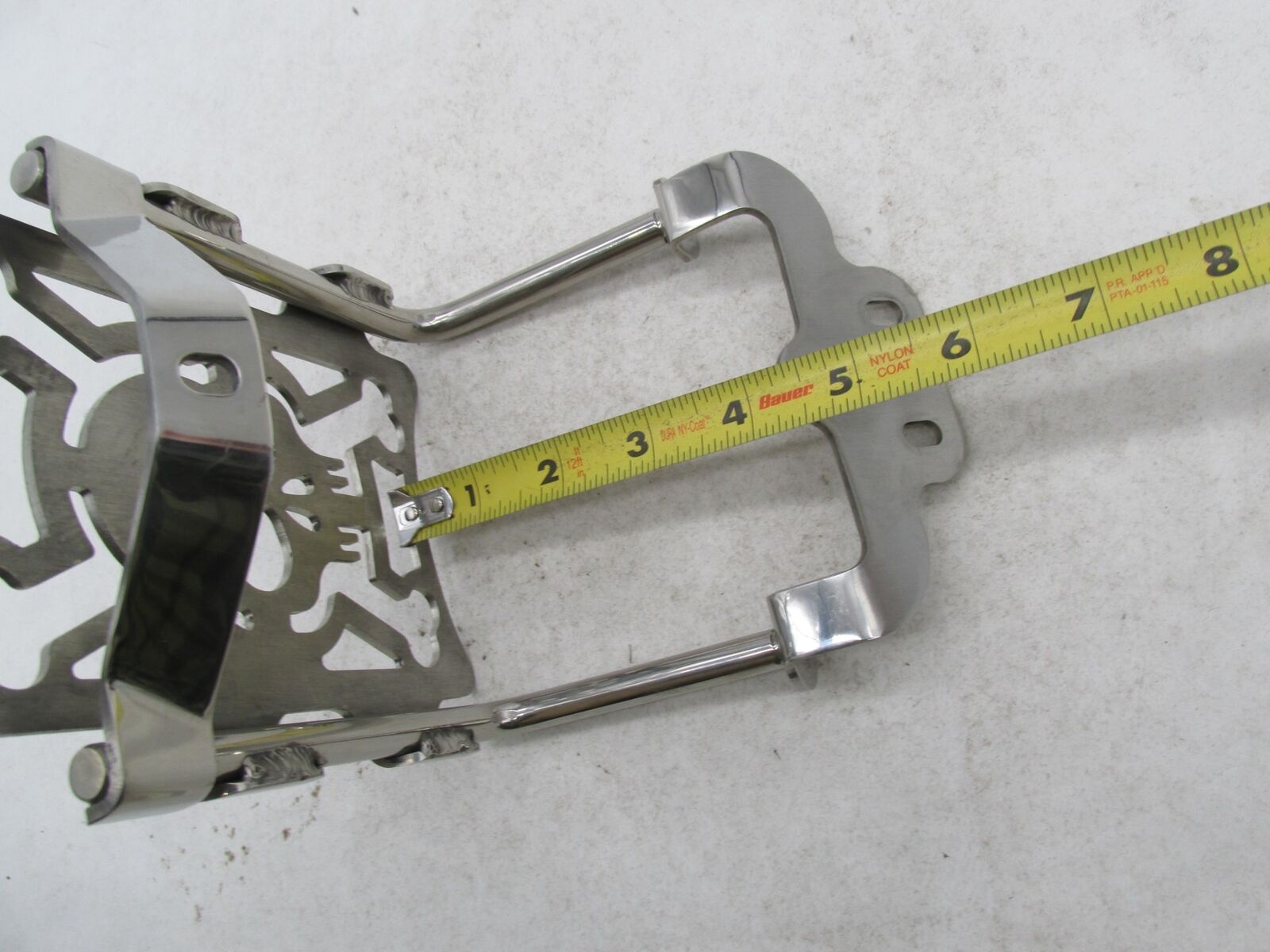 Harley Davidson Mini Chrome Skull Luggage Rack