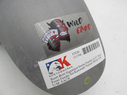KustomWerkz Kawasaki Vulcan 6.25" Scott Britt Signature Wide Front Fender 111706