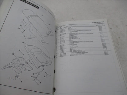 Harley Buell Official Factory 2000 Blast P3 Parts Catalog 99573-00Y