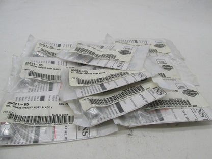 Lot of 9 Harley Davidson Genuine NOS Wheel Weights Ruby Blade 95621-05